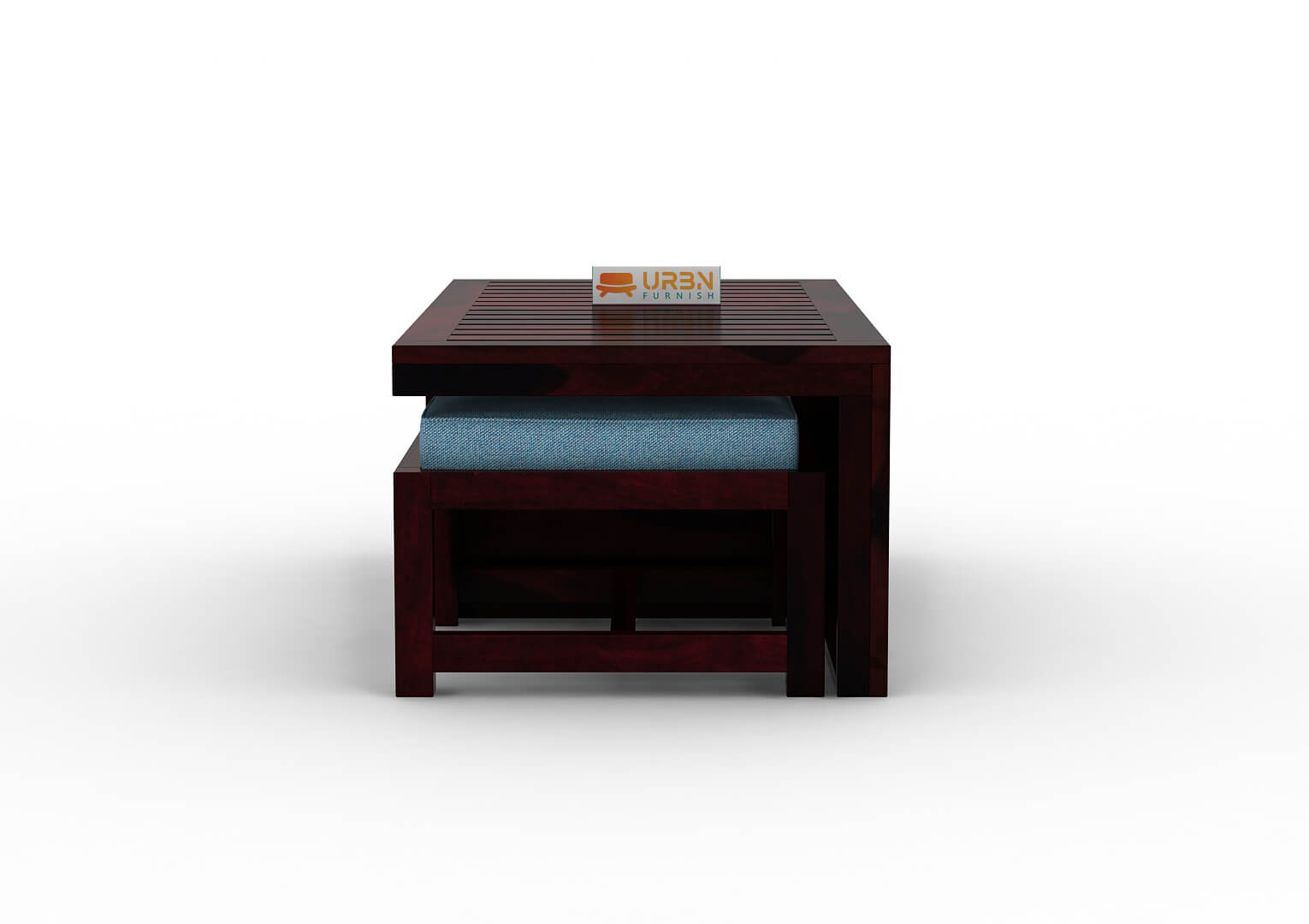 Paladin-Coffee-Table-Set-With-Two-Stools-Walnut-Blue_3