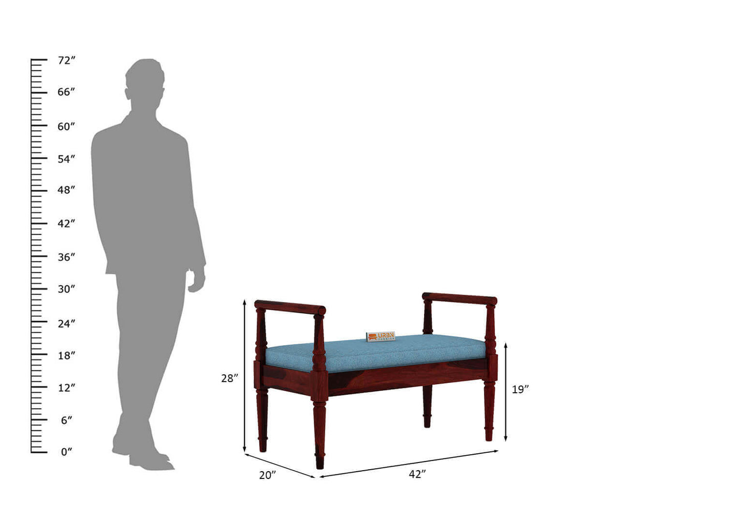 Peppy Bench - Urbnfurnish
