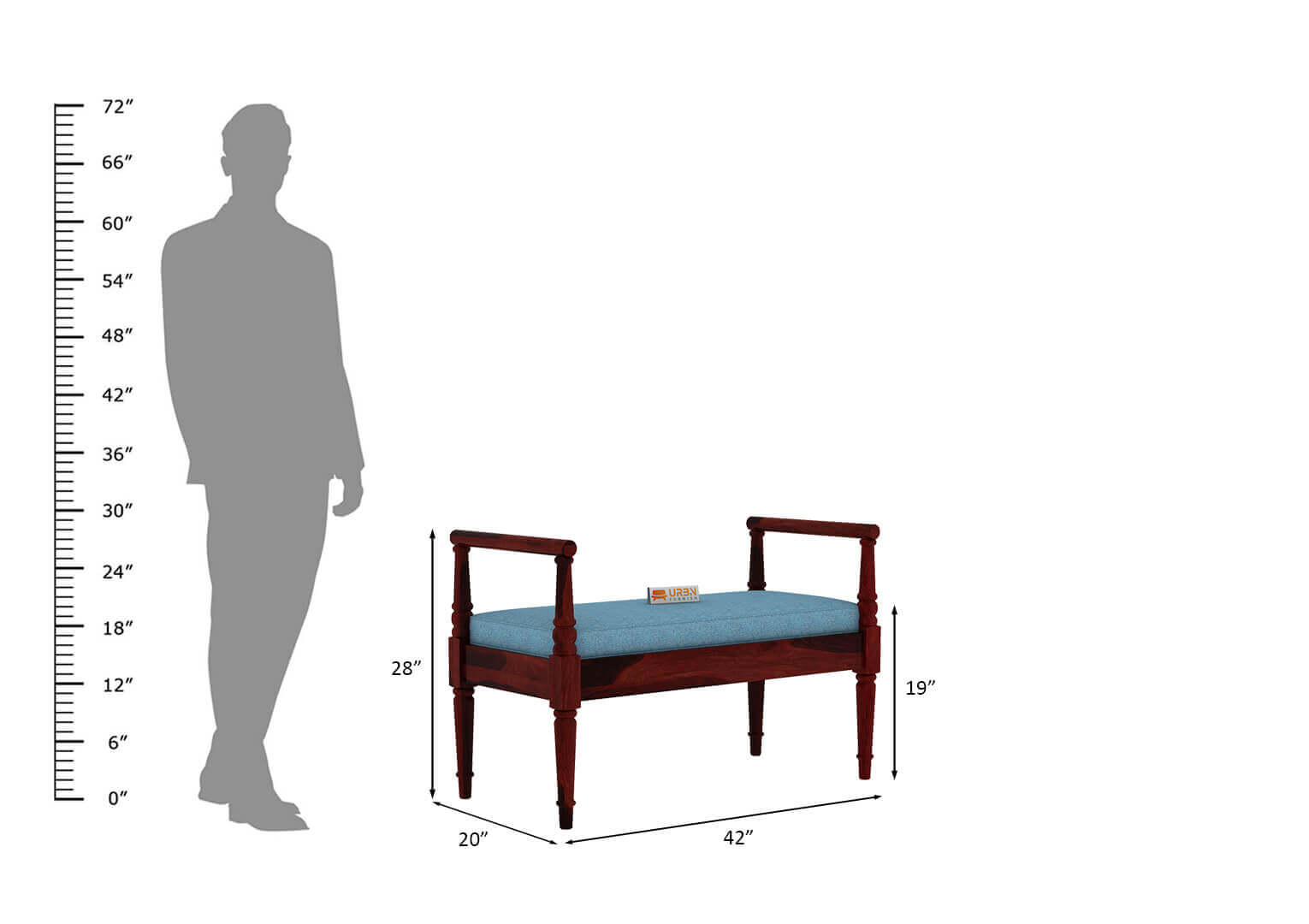 Peppy Bench - Urbnfurnish