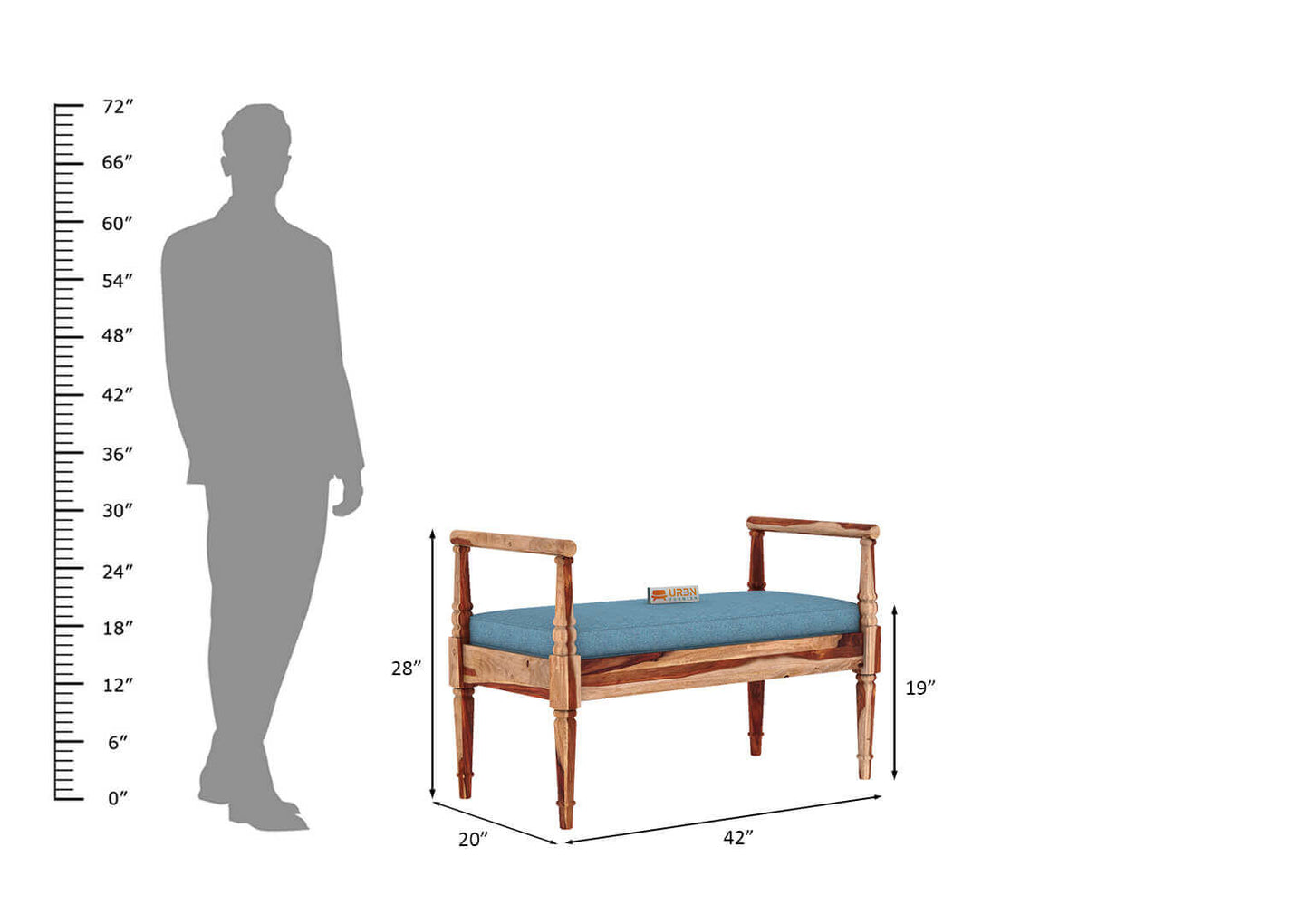 Peppy Bench - Urbnfurnish