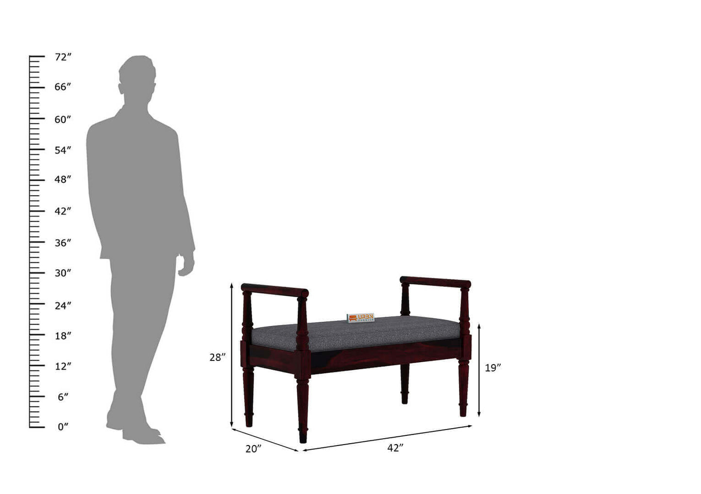 Peppy Bench - Urbnfurnish