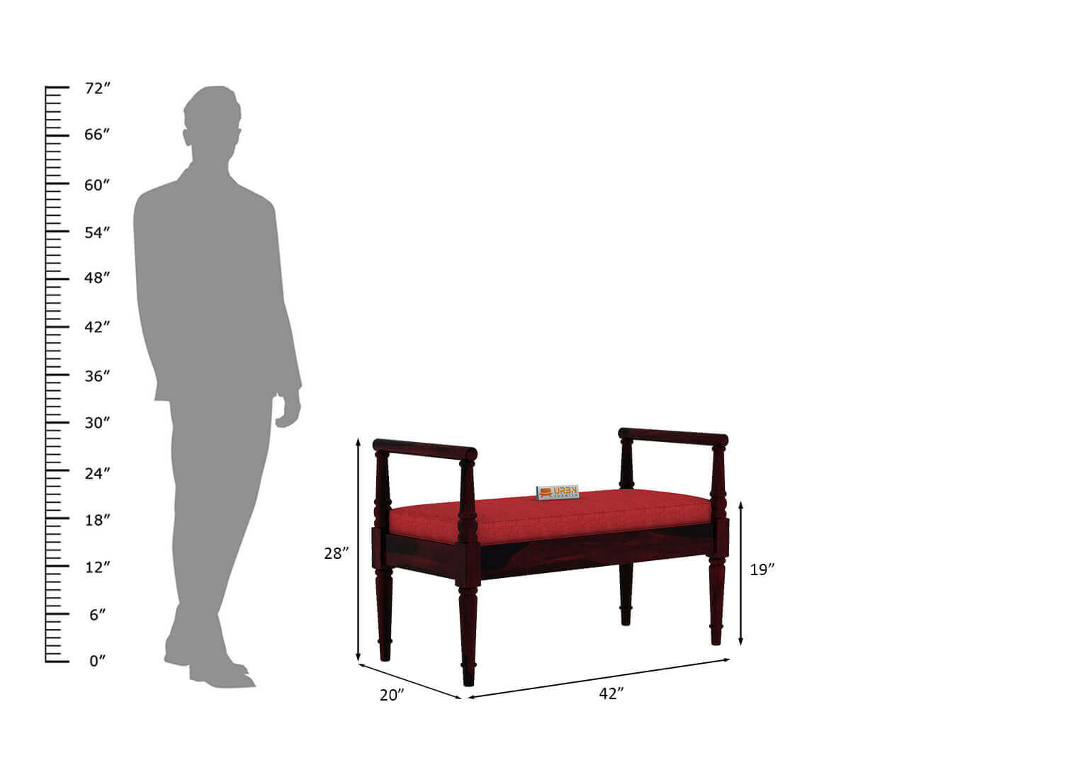 Peppy Bench - Urbnfurnish