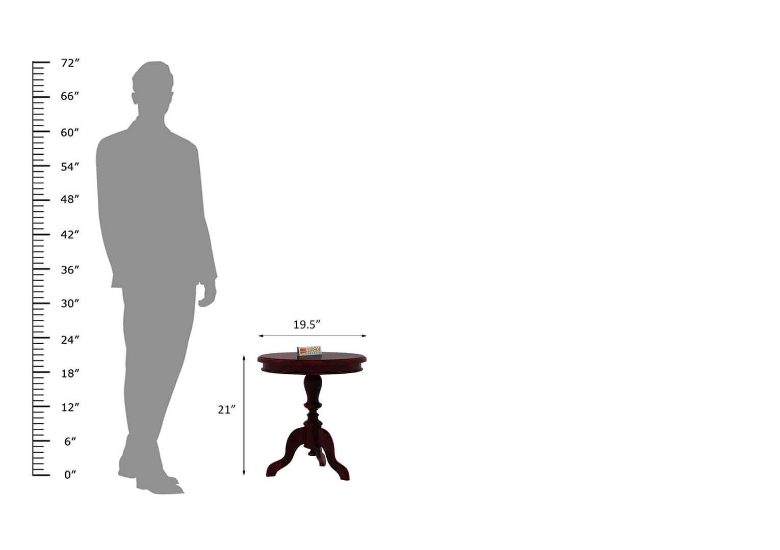 Perlsea-Round-End-Side-Table-Walnut_4
