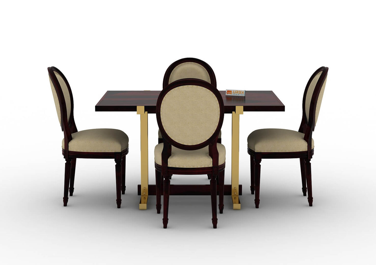 Pinecone-4-Seater-Dining-Set-Golden-Walnut-Ivory_2
