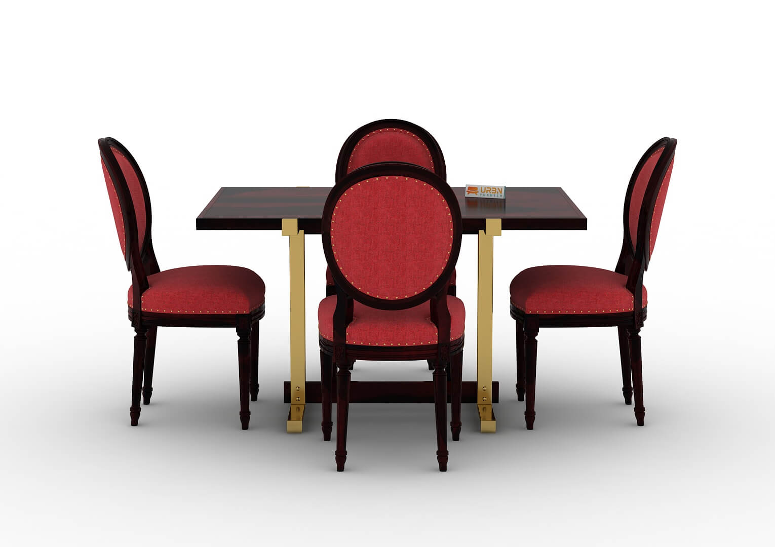 Pinecone-4-Seater-Dining-Set-Golden-Walnut-Red_2