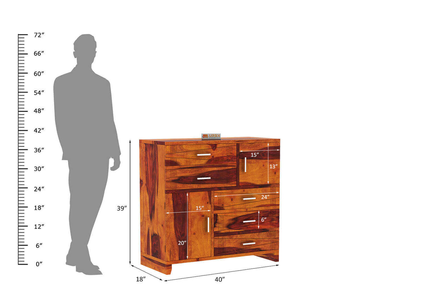 Printza Chest Of Drawer - Urbnfurnish