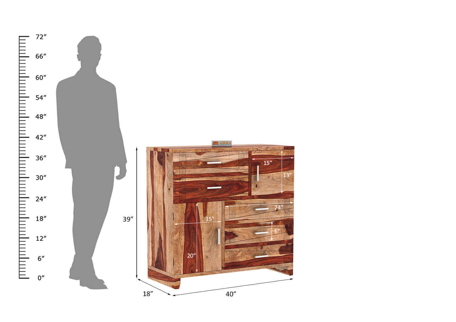 Printza Chest Of Drawer - Urbnfurnish