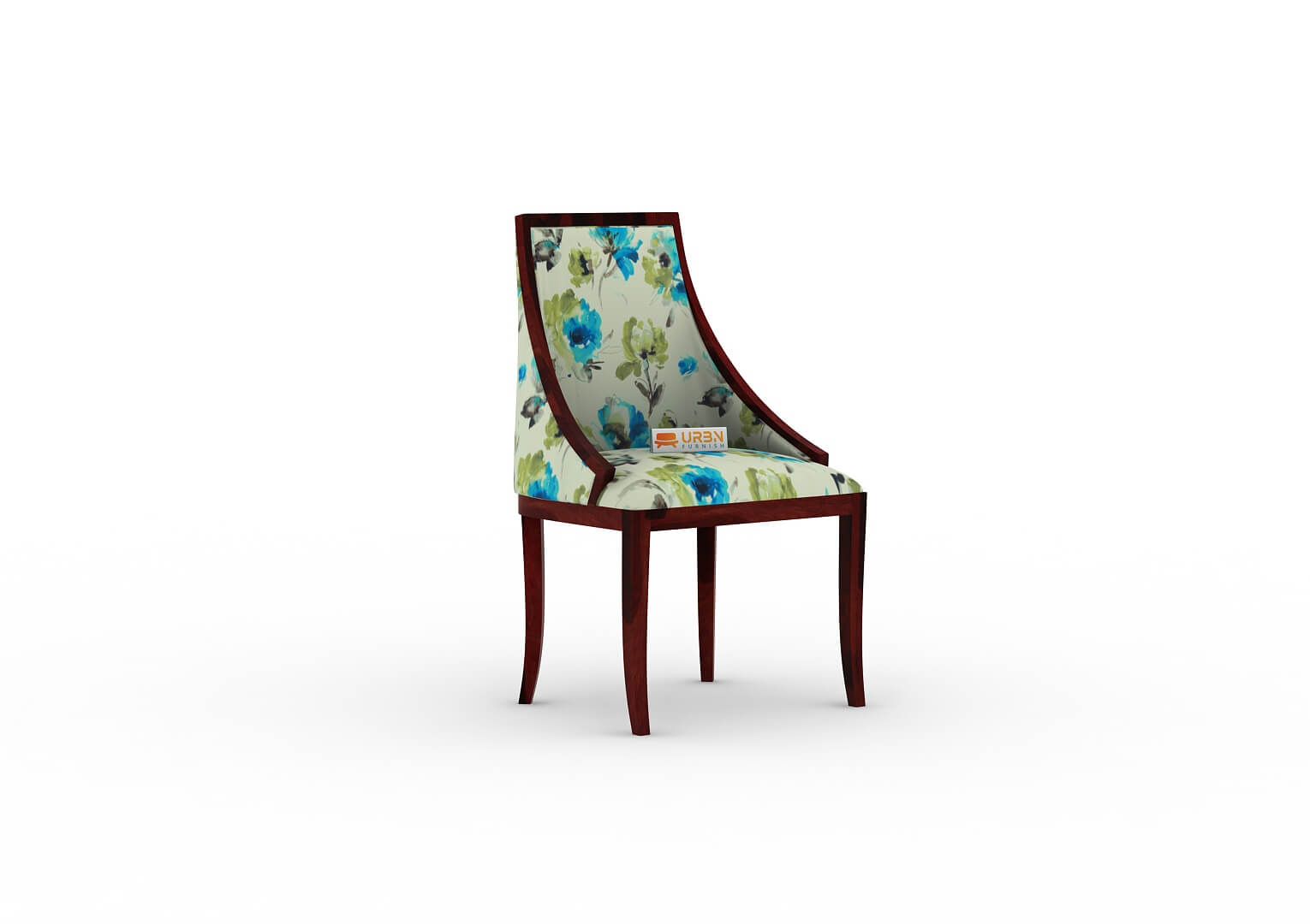 Recca Arm Chair (Printed Fabric) - Urbnfurnish