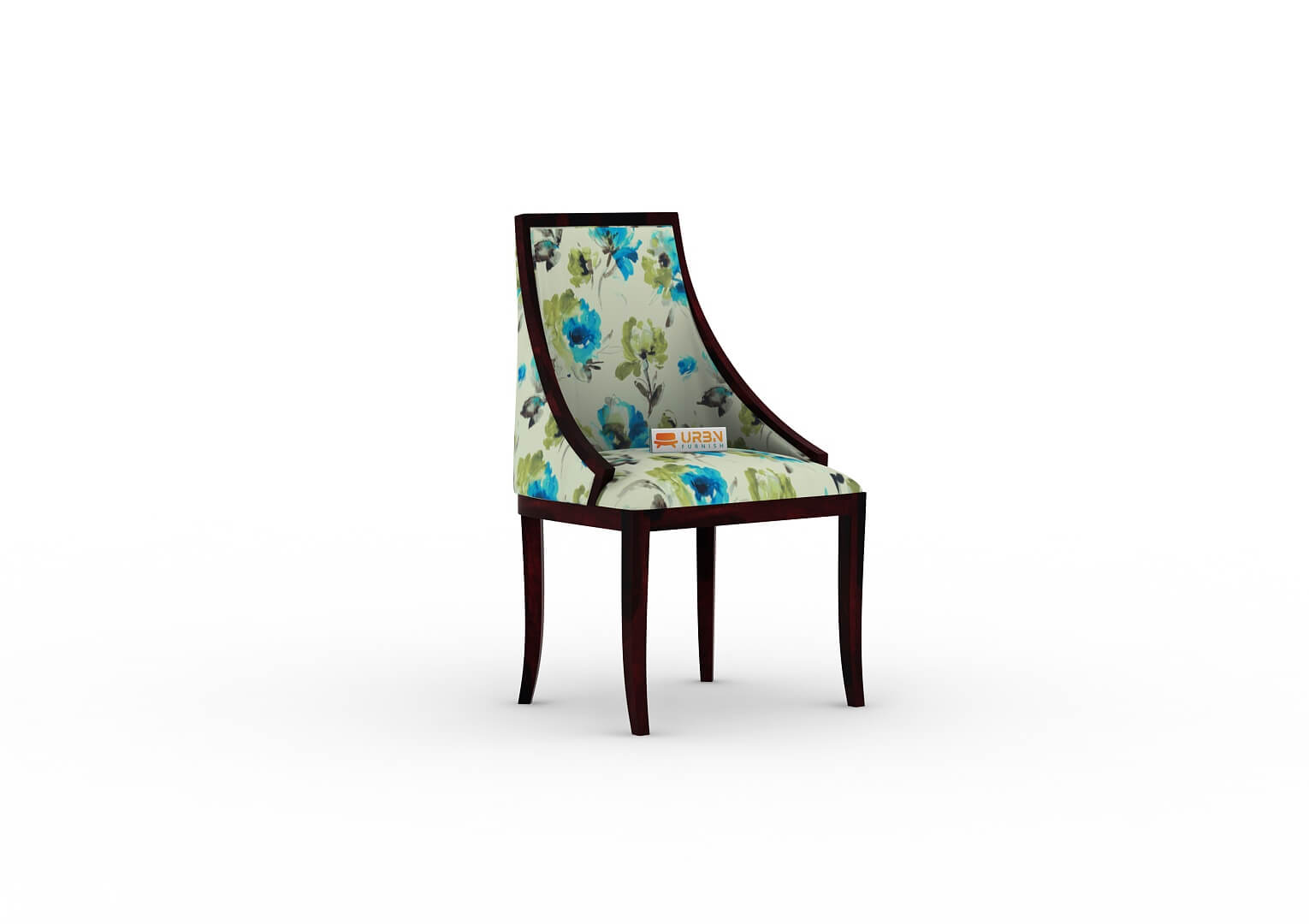 Recca Arm Chair (Printed Fabric) - Urbnfurnish
