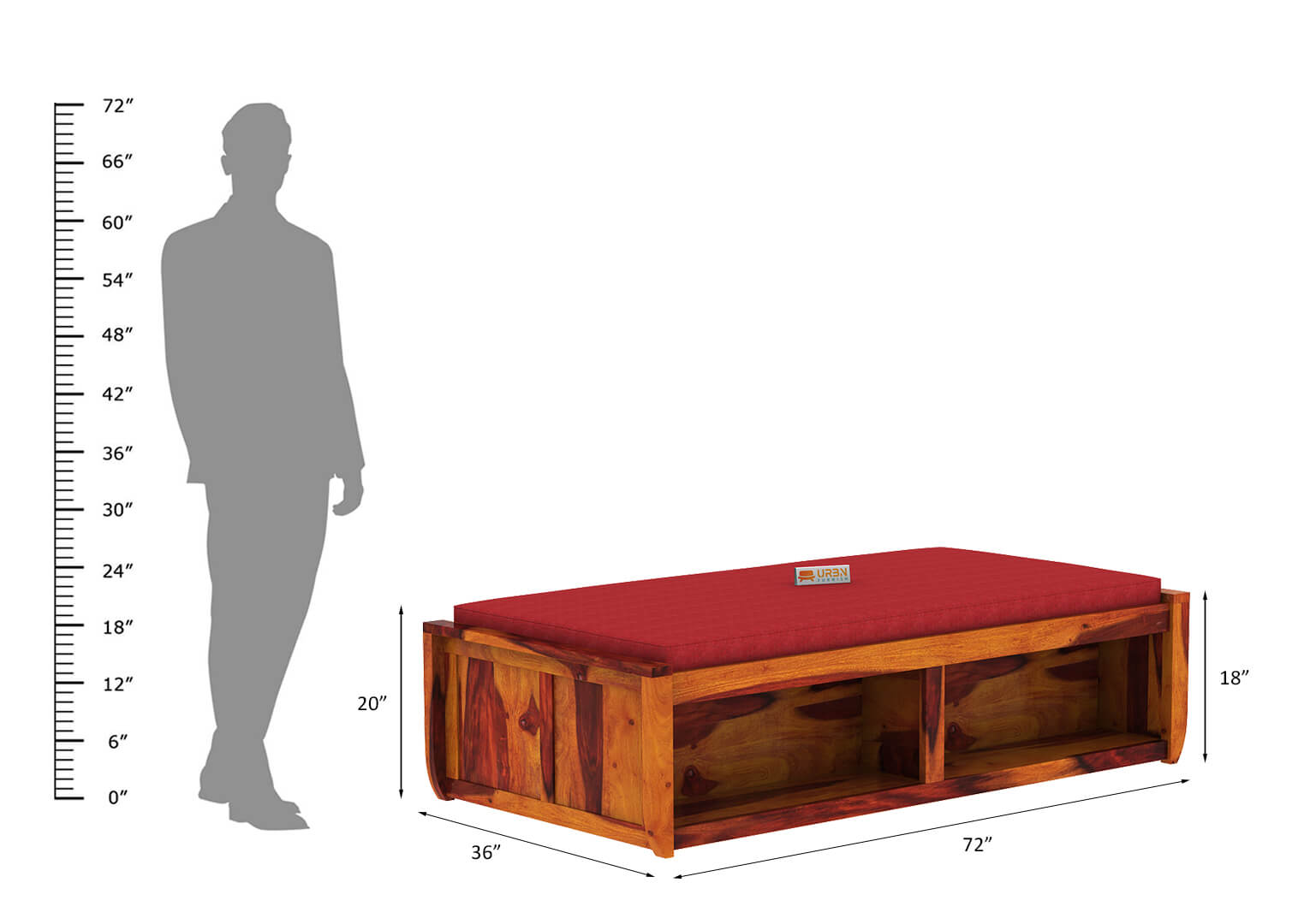 Riota Divan With Storage - Urbnfurnish
