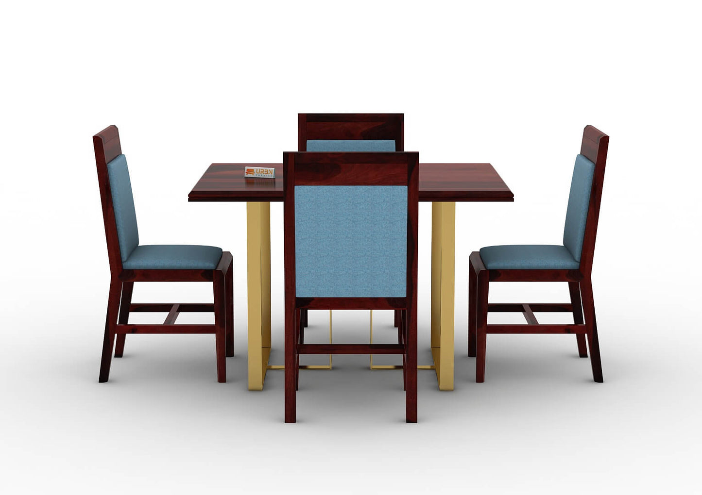 Ritaya-4-Seater-Dining-Set-Golden-Mahogany-Blue_2