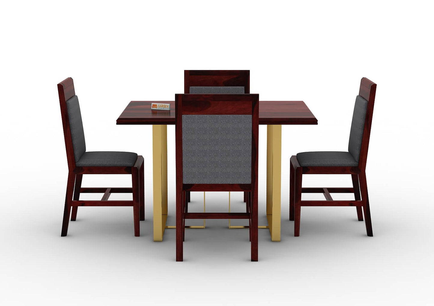 Ritaya-4-Seater-Dining-Set-Golden-Mahogany-Gray_2