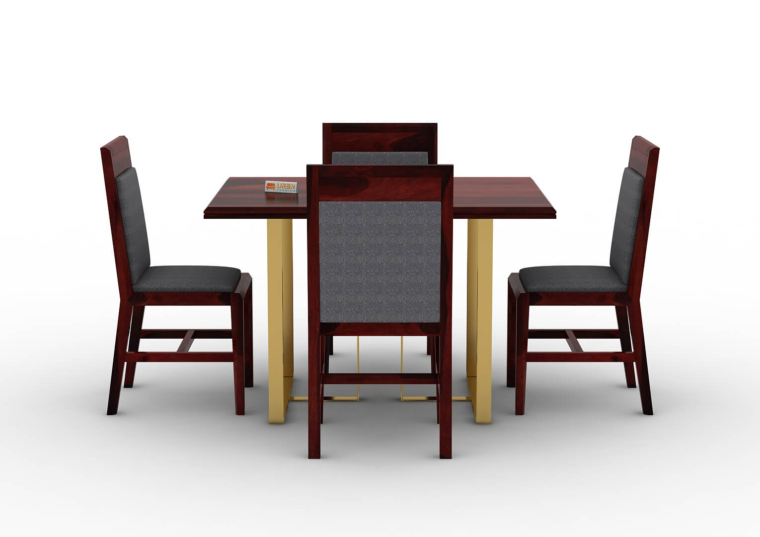 Ritaya-4-Seater-Dining-Set-Golden-Mahogany-Gray_2