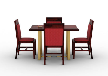 Ritaya-4-Seater-Dining-Set-Golden-Mahogany-Red_2