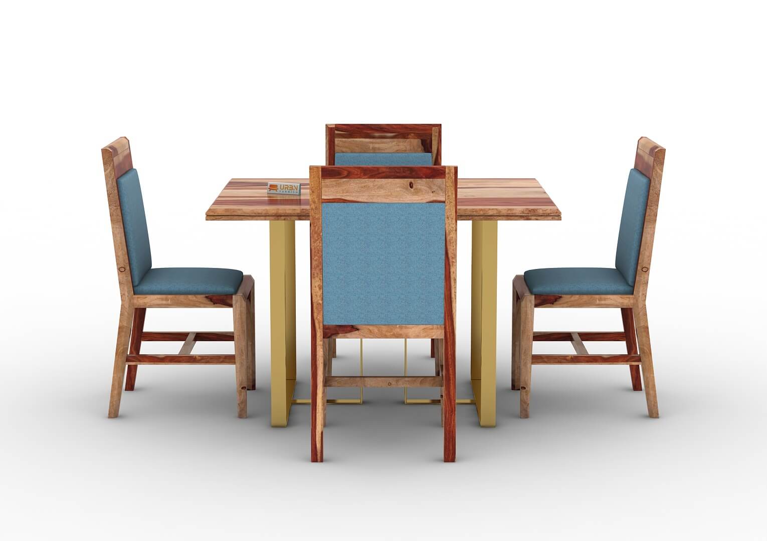 Ritaya-4-Seater-Dining-Set-Golden-Natural-Blue_2