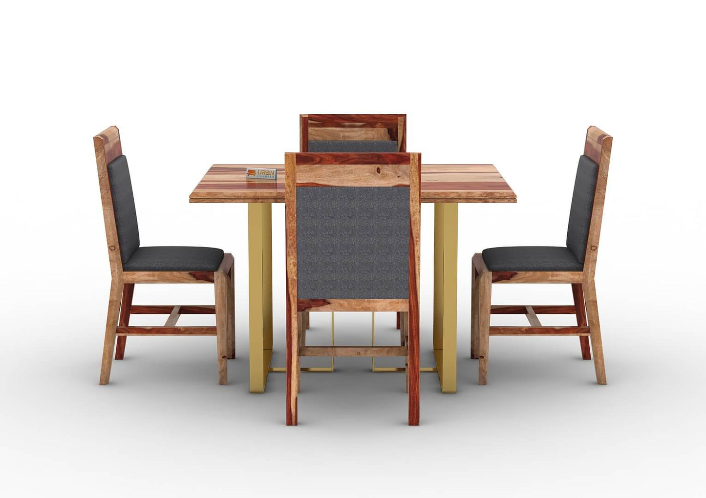 Ritaya-4-Seater-Dining-Set-Golden-Natural-Gray_2