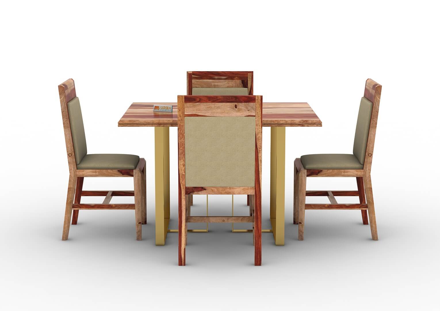Ritaya-4-Seater-Dining-Set-Golden-Natural-Ivory_2