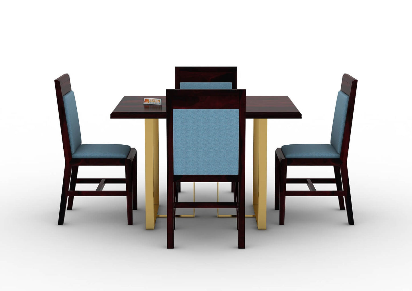 Ritaya-4-Seater-Dining-Set-Golden-Walnut-Blue_4