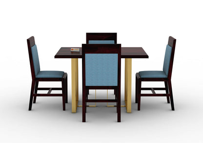 Ritaya-4-Seater-Dining-Set-Golden-Walnut-Blue_4