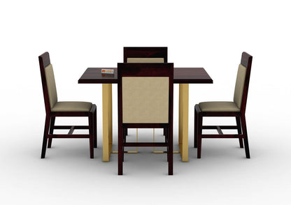 Ritaya-4-Seater-Dining-Set-Golden-Walnut-Ivory_2