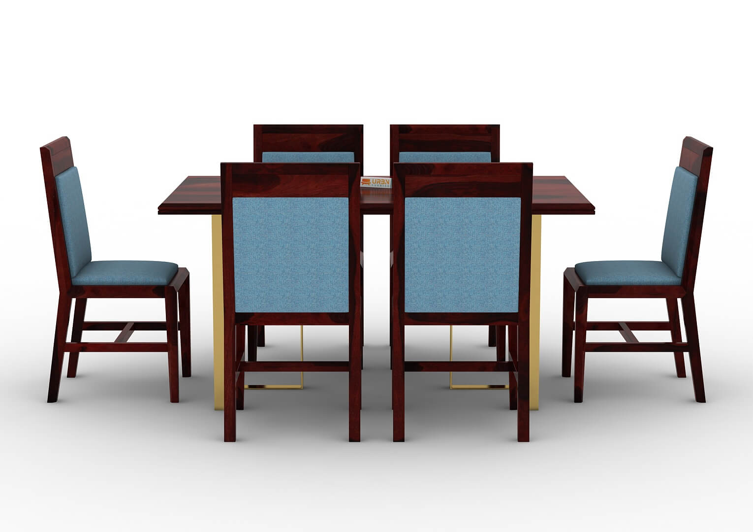 Ritaya-6-Seater-Dining-Set-Golden-Mahogany-Blue_2