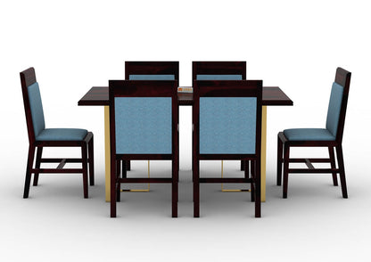 Ritaya-6-Seater-Dining-Set-Golden-Walnut-Blue_2