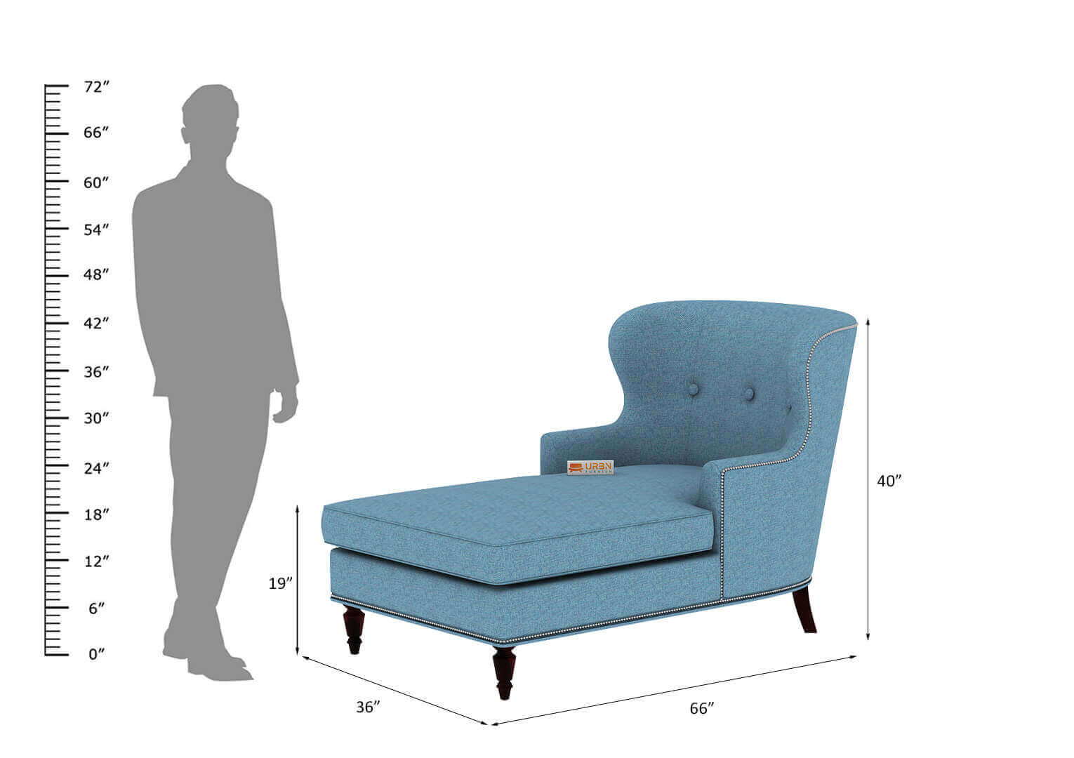 Roise Chaise Lounge - Urbnfurnish