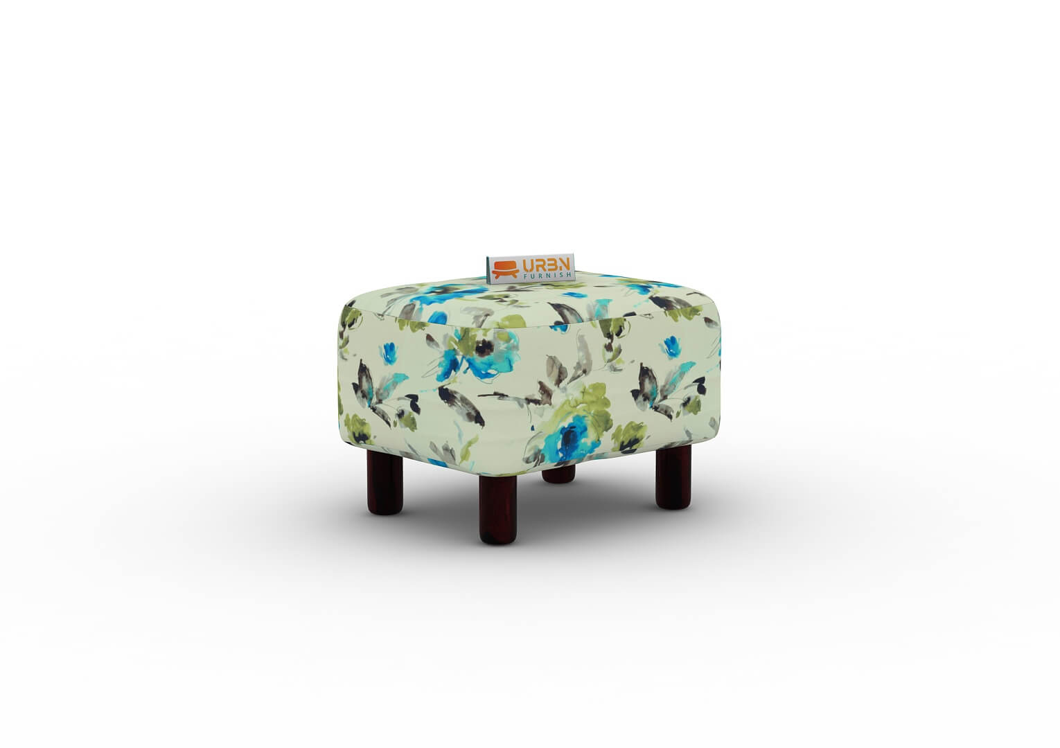Ryla Ottoman (Printed Fabric) - Urbnfurnish