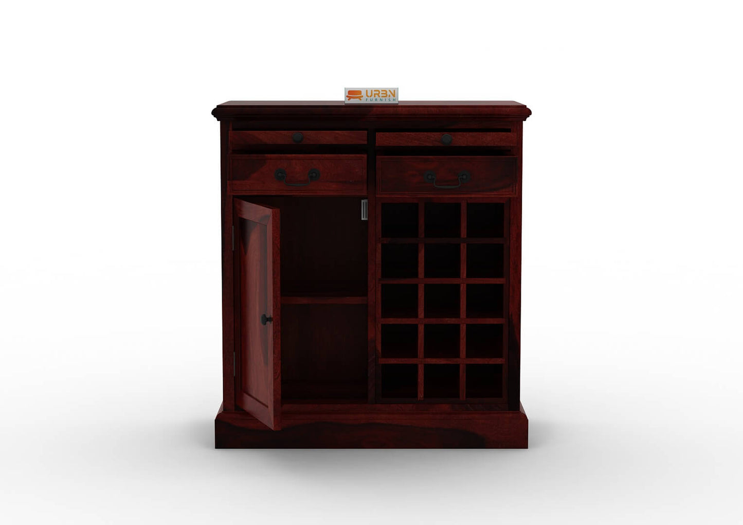 Selca-Wine-Cabinet-Mahogany_4