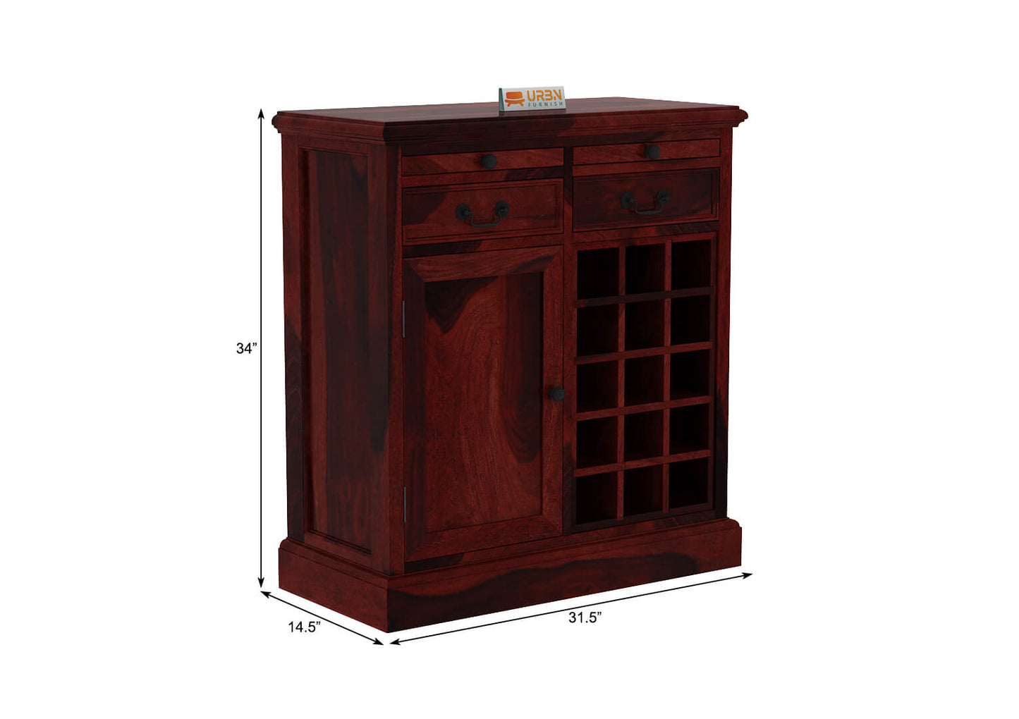 Selca-Wine-Cabinet-Mahogany_6