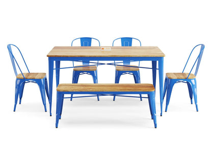 Sensa-6-Seater-Dining-Set-With-Bench-Blue-Mango_2