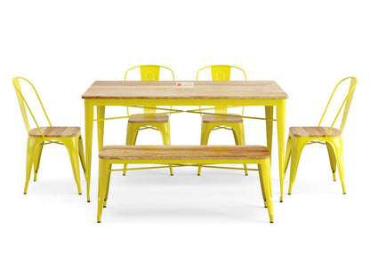 Sensa-6-Seater-Dining-Set-With-Bench-Yellow-Mango_2