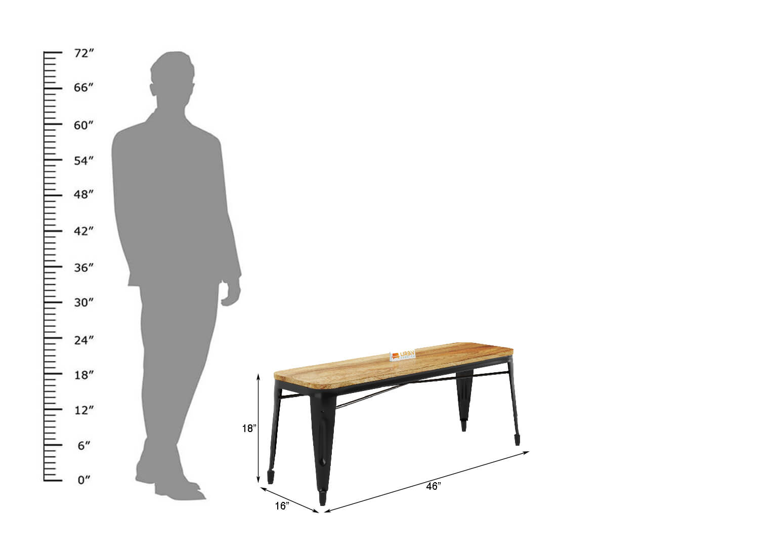 Sensa Bench - Urbnfurnish
