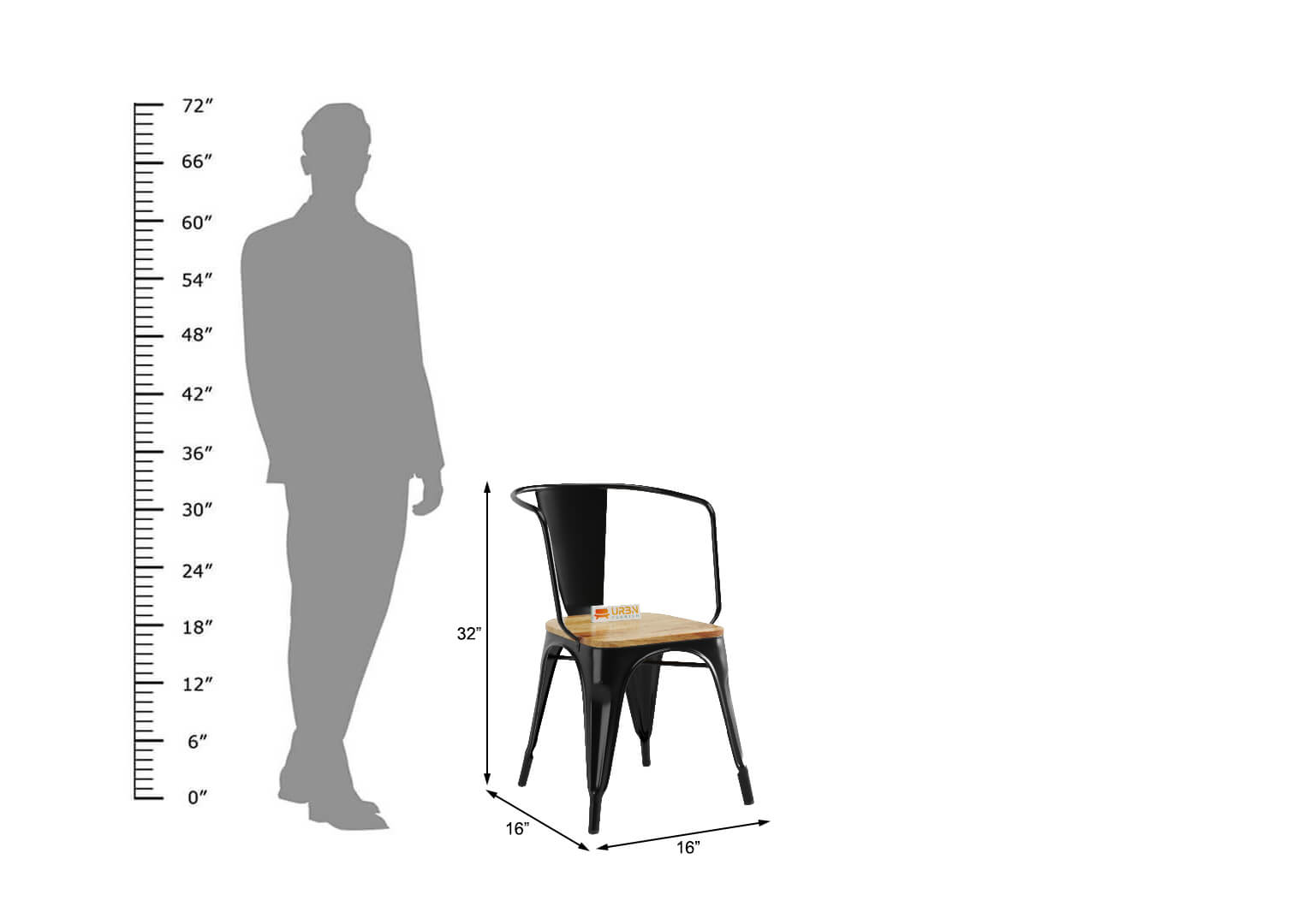 Sensa-Cafe-Chair-With-Arm-Black-Mango_4