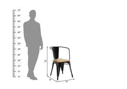 Sensa-Cafe-Chair-With-Arm-Black-Mango_4