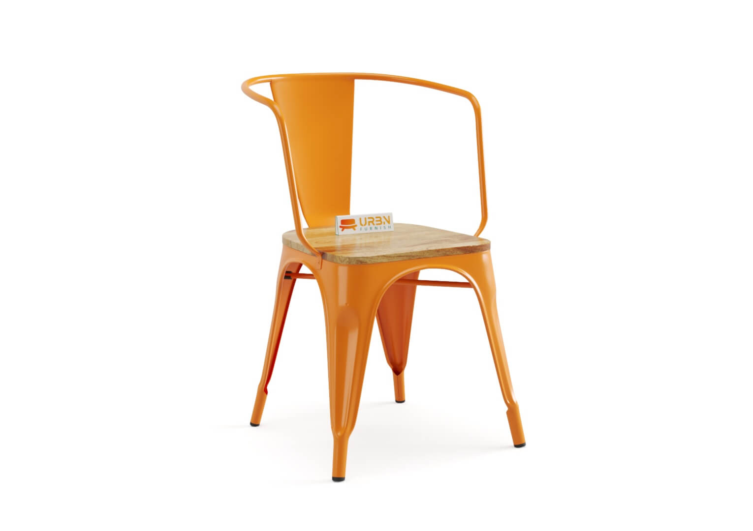 Sensa-Cafe-Chair-With-Arm-Orange-Mango_3