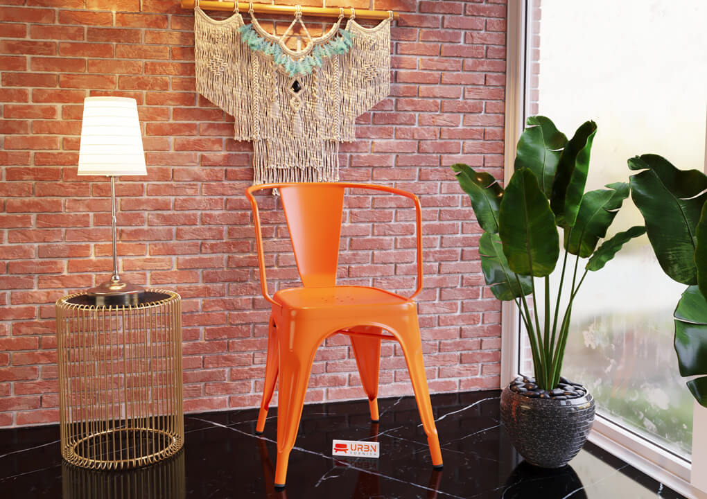 Sensa-Cafe-Chair-With-Arm-Orange_1