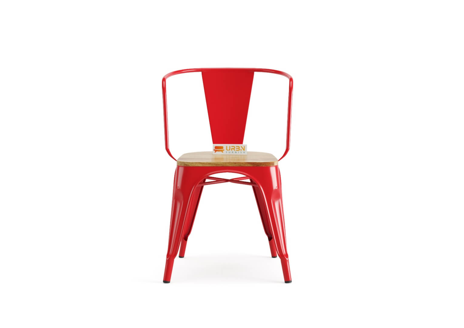 Sensa-Cafe-Chair-With-Arm-Red-Mango_2