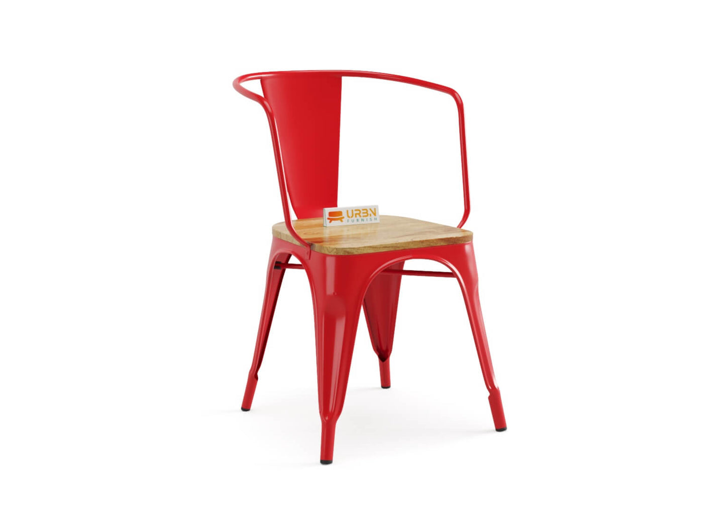 Sensa-Cafe-Chair-With-Arm-Red-Mango_3