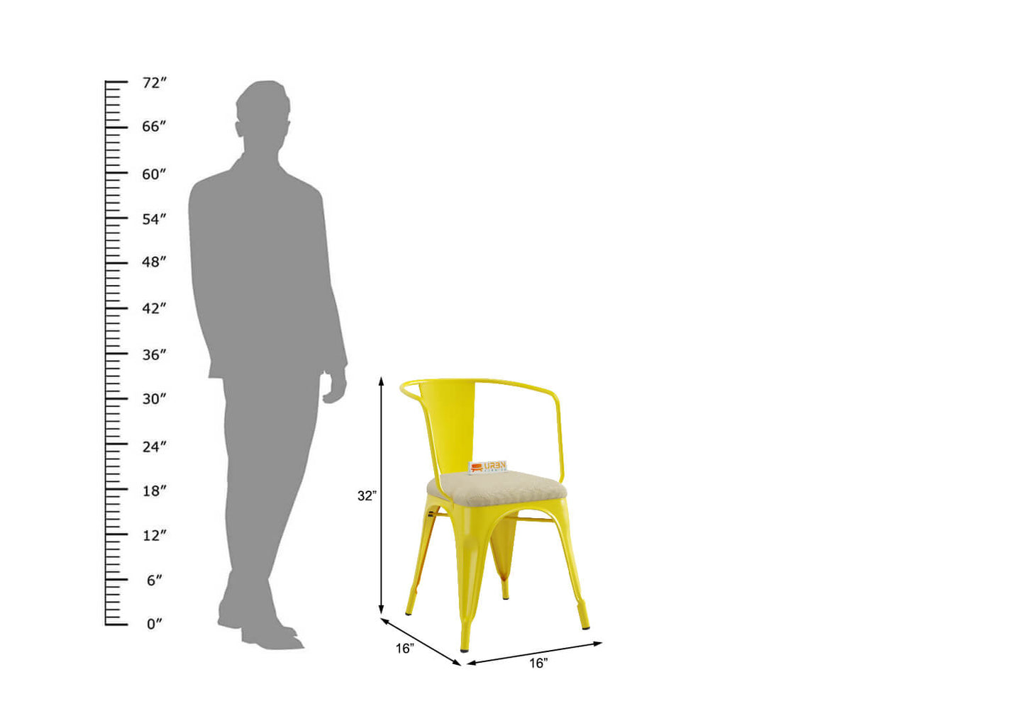 Sensa-Cafe-Chair-With-Arm-Yellow-Ivory_4