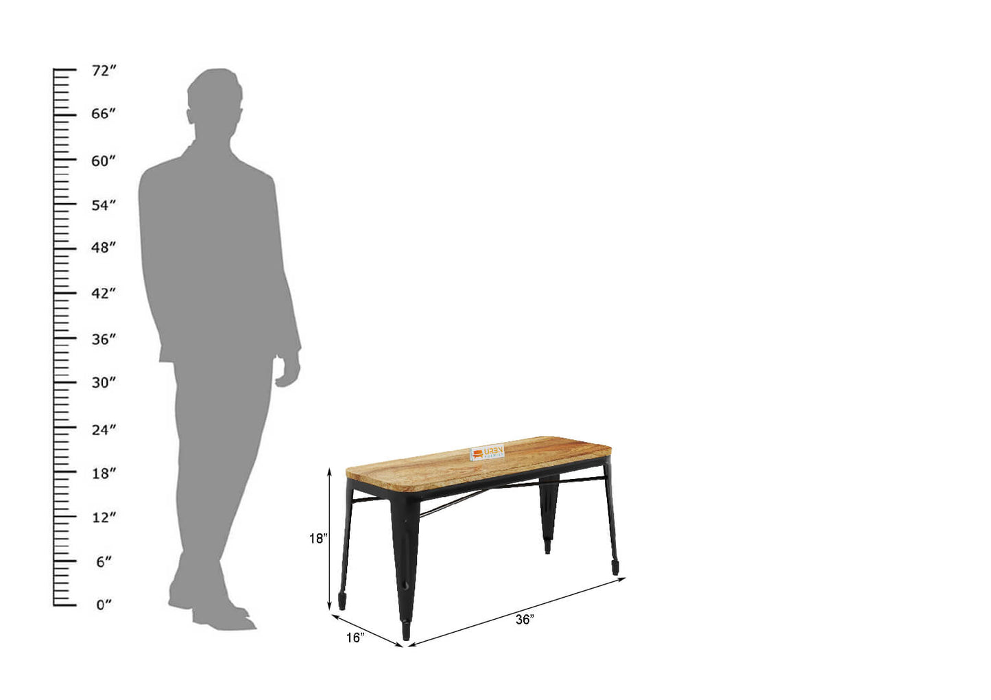 Sensa Compact Bench - Urbnfurnish