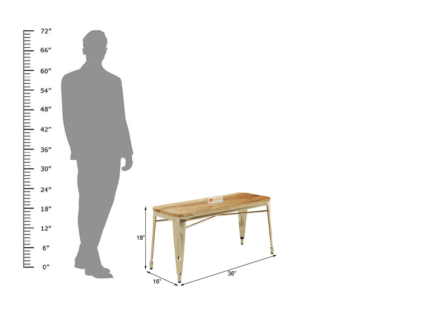 Sensa Compact Bench - Urbnfurnish