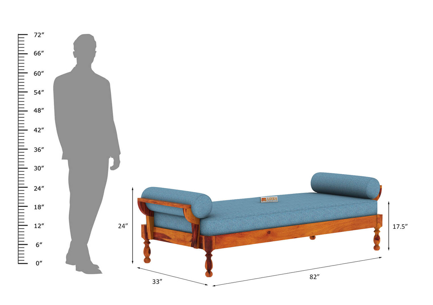 Settee Divan - Urbnfurnish
