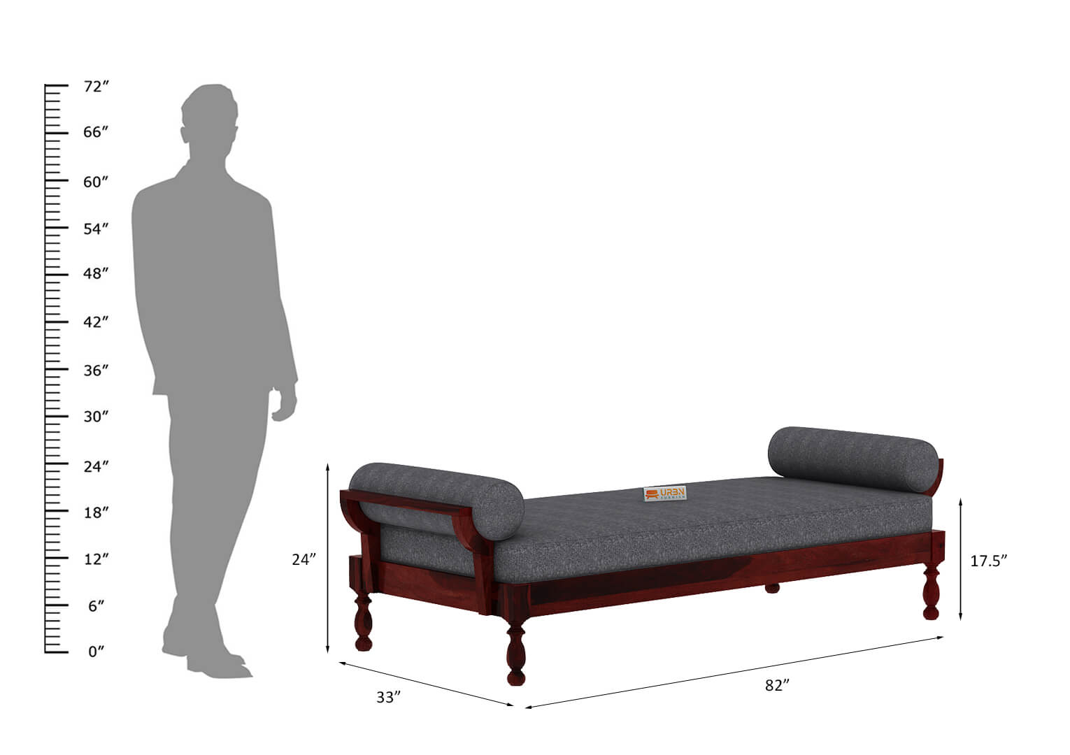 Settee Divan - Urbnfurnish