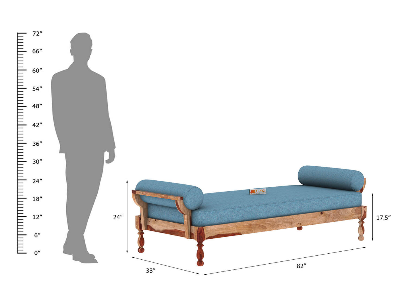 Settee Divan - Urbnfurnish