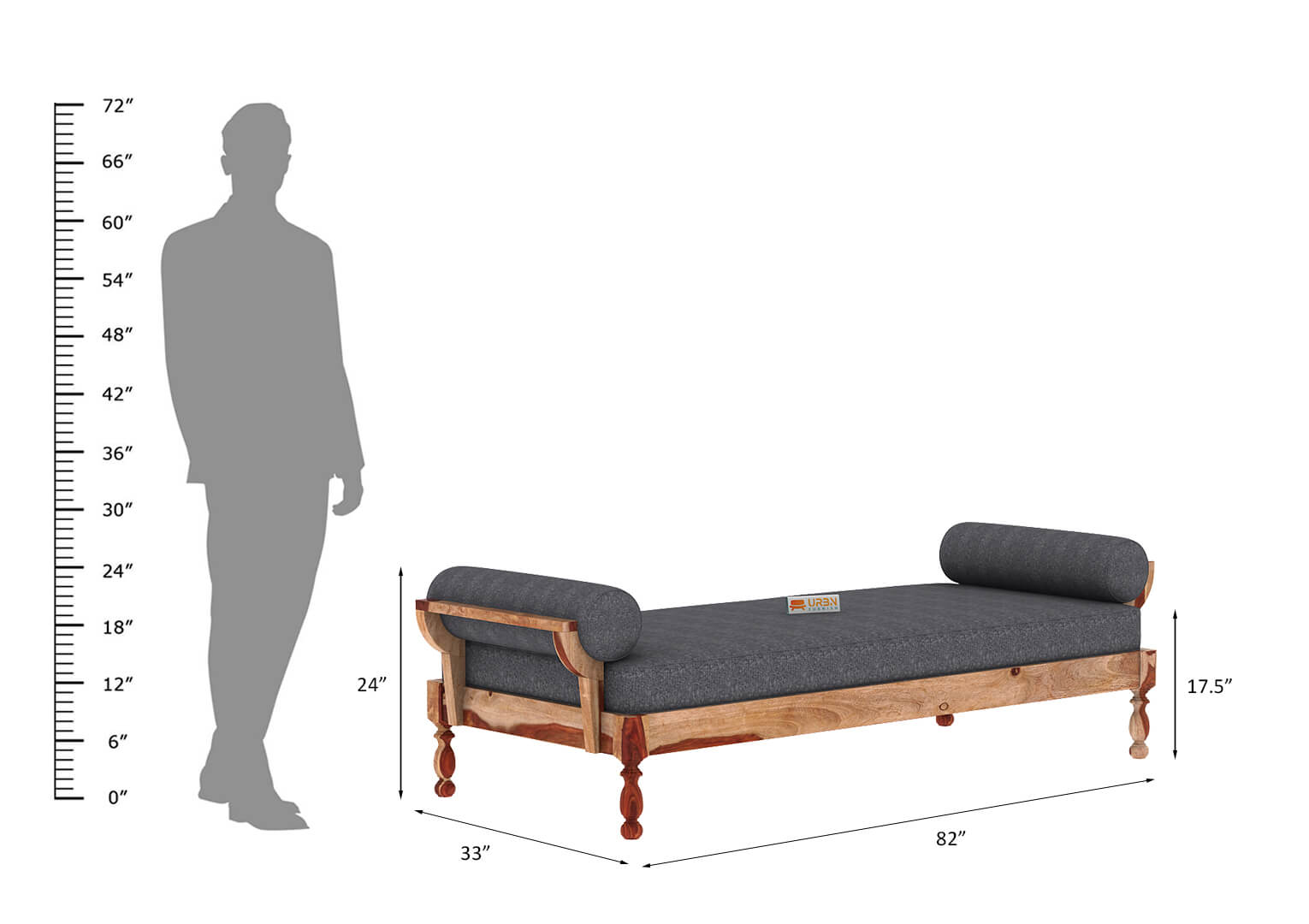 Settee Divan - Urbnfurnish
