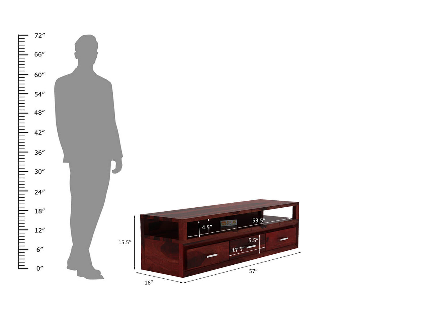 Shibui With Extra Top Tv Unit - Urbnfurnish