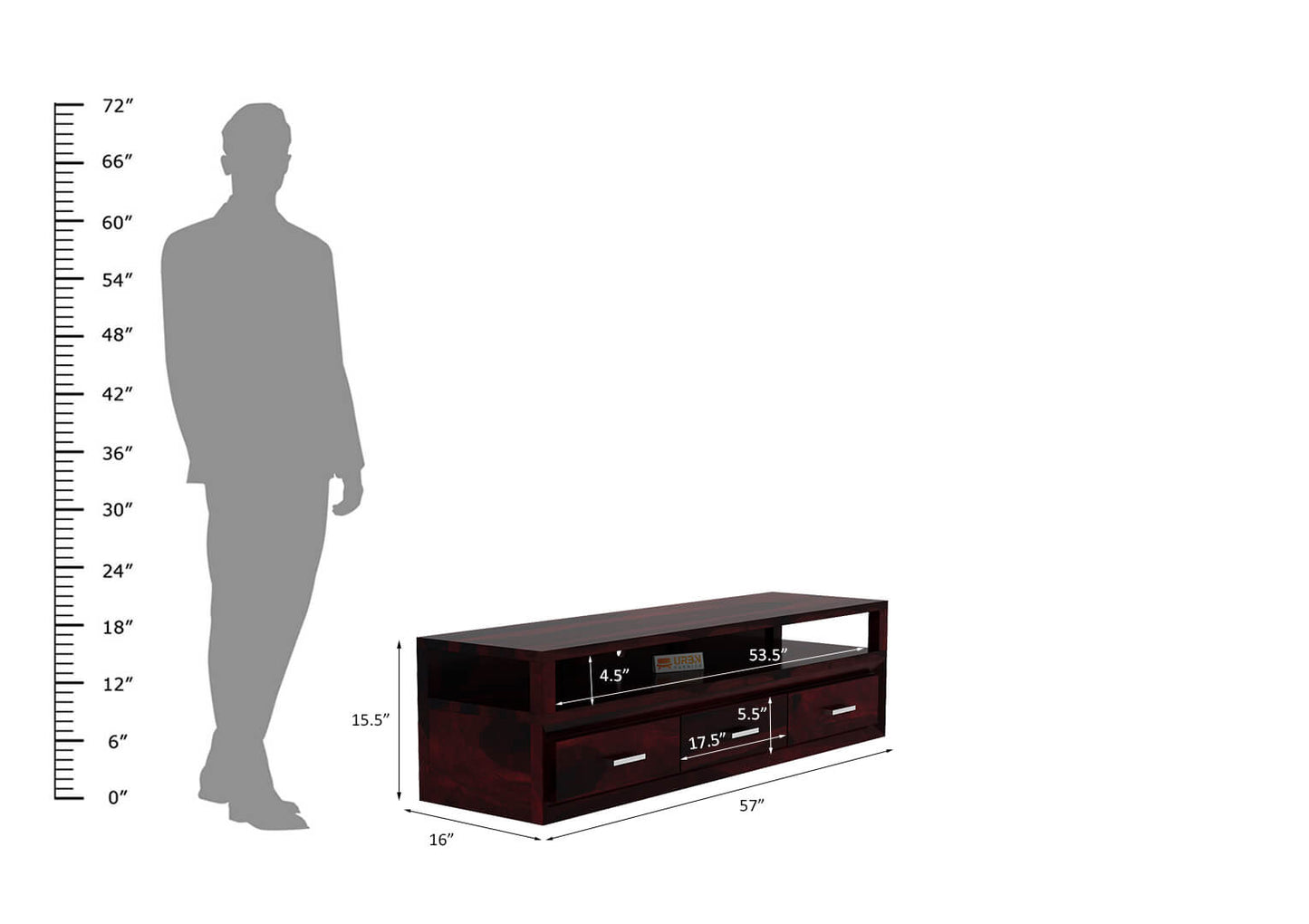 Shibui With Extra Top Tv Unit - Urbnfurnish