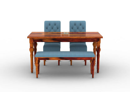 Shivami-4-Seater-Dining-Set-With-Bench-Honey-Blue_2