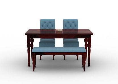 Shivami-4-Seater-Dining-Set-With-Bench-Mahogany-Blue_2